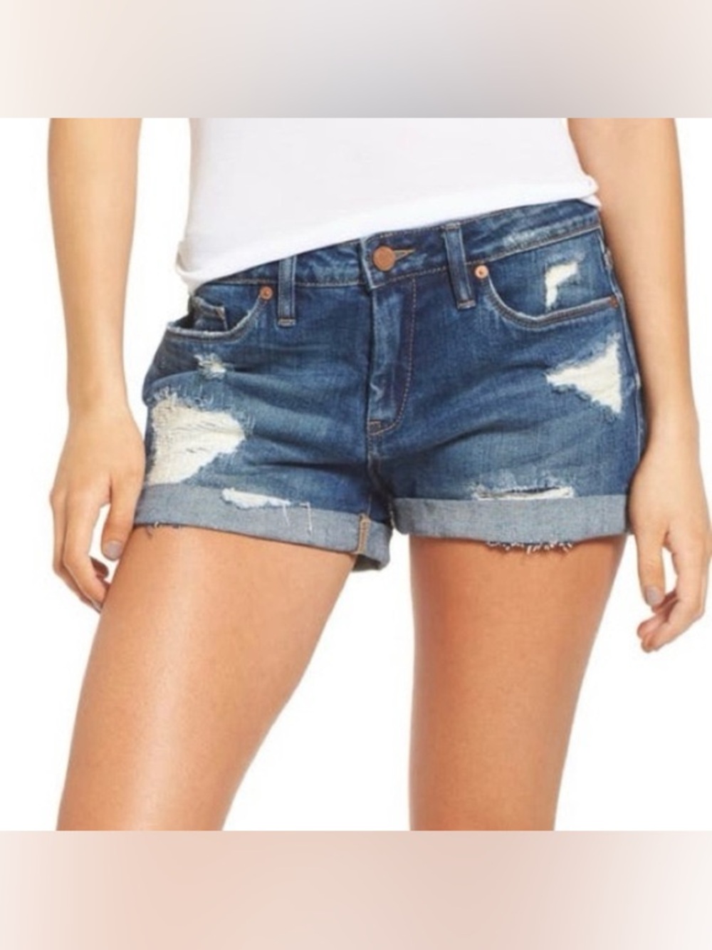 Blanknyc The Fulton roll up woman’s short